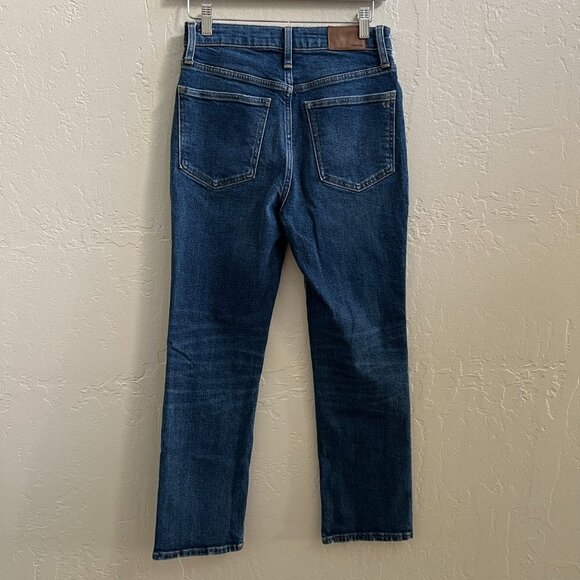 Madewell Medium Blue Wash Slim Demi Boot Jeans - Picture 8 of 9